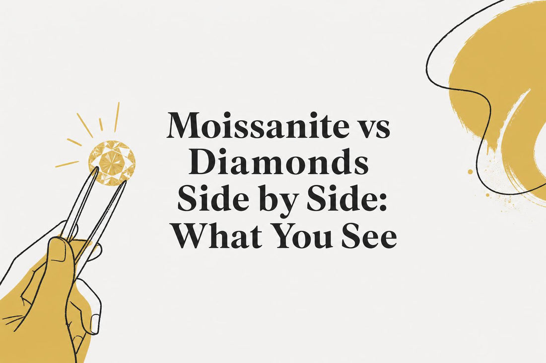Moissanite vs Diamonds Side by Side 2026: What You See