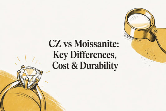 CZ vs Moissanite (2026): Key Differences, Cost & Durability