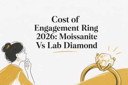 Cost of Engagement Ring 2026: Moissanite Vs Lab Diamond