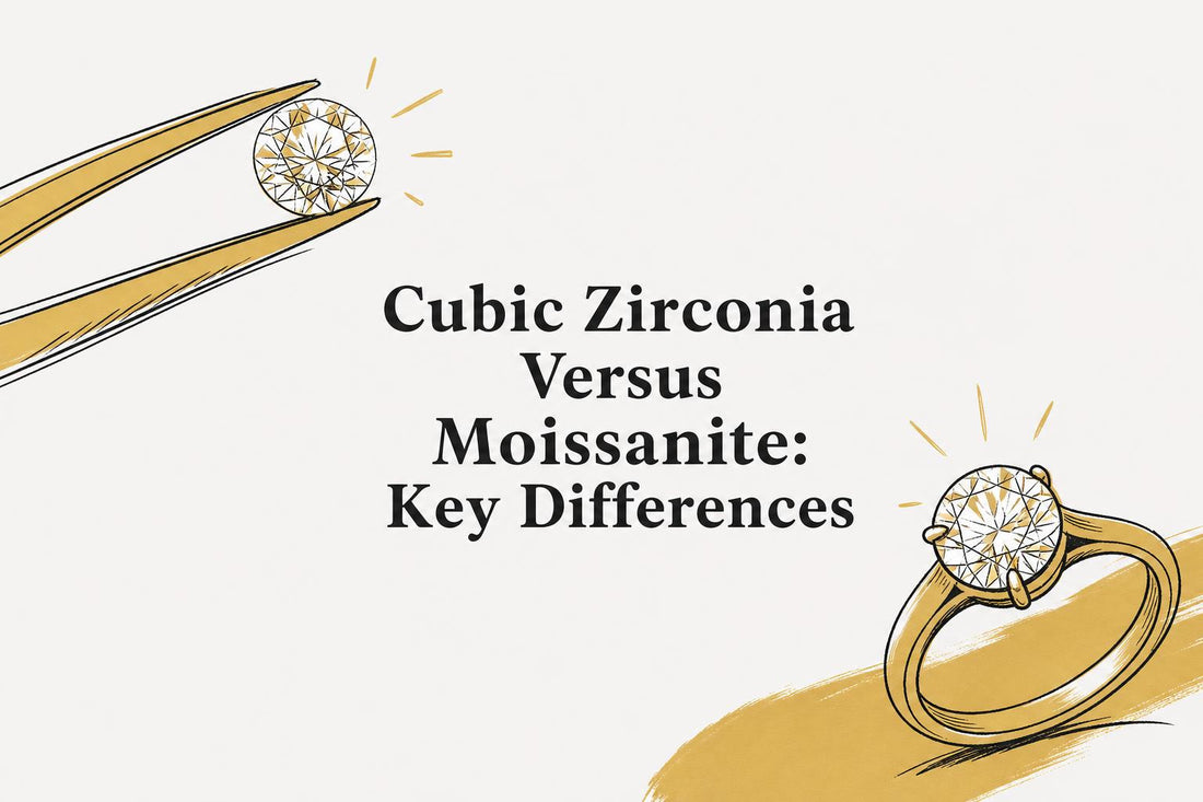 Cubic Zirconia Versus Moissanite: 2026 Key Differences