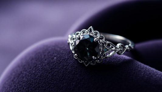 Elevate Your Engagement: Discover the Allure of a Black Moissanite Ring