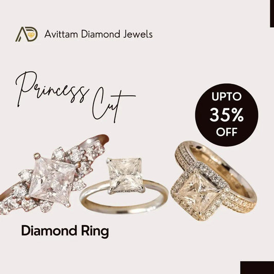 rings princess cut diamond