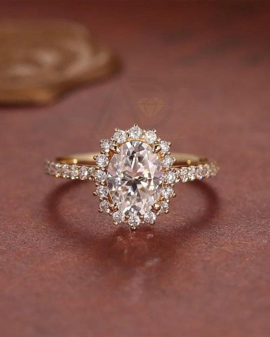 Elegant Oval Engagement Ring