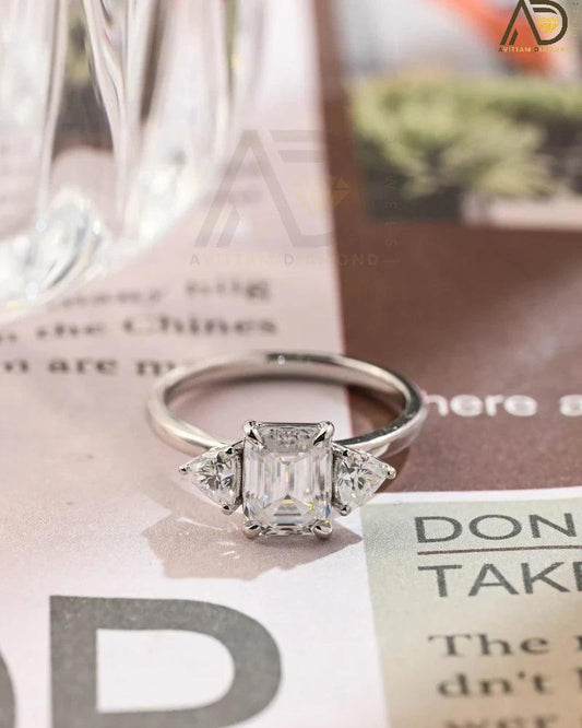 moissanite engagement rings