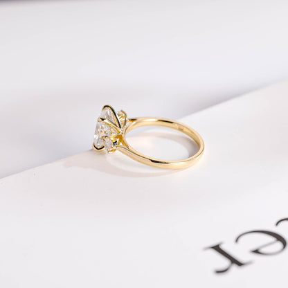 Unique Moissanite Ring