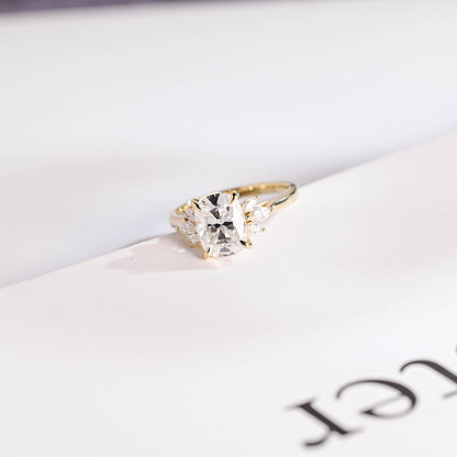 Marquise Accent Engagement Ring