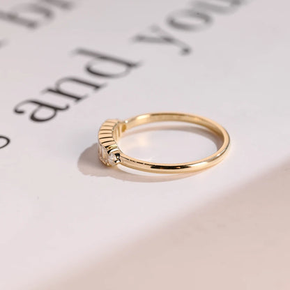 Dainty diamond band