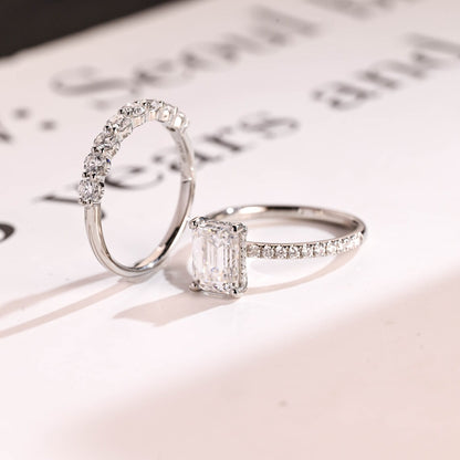 Half eternity diamond band