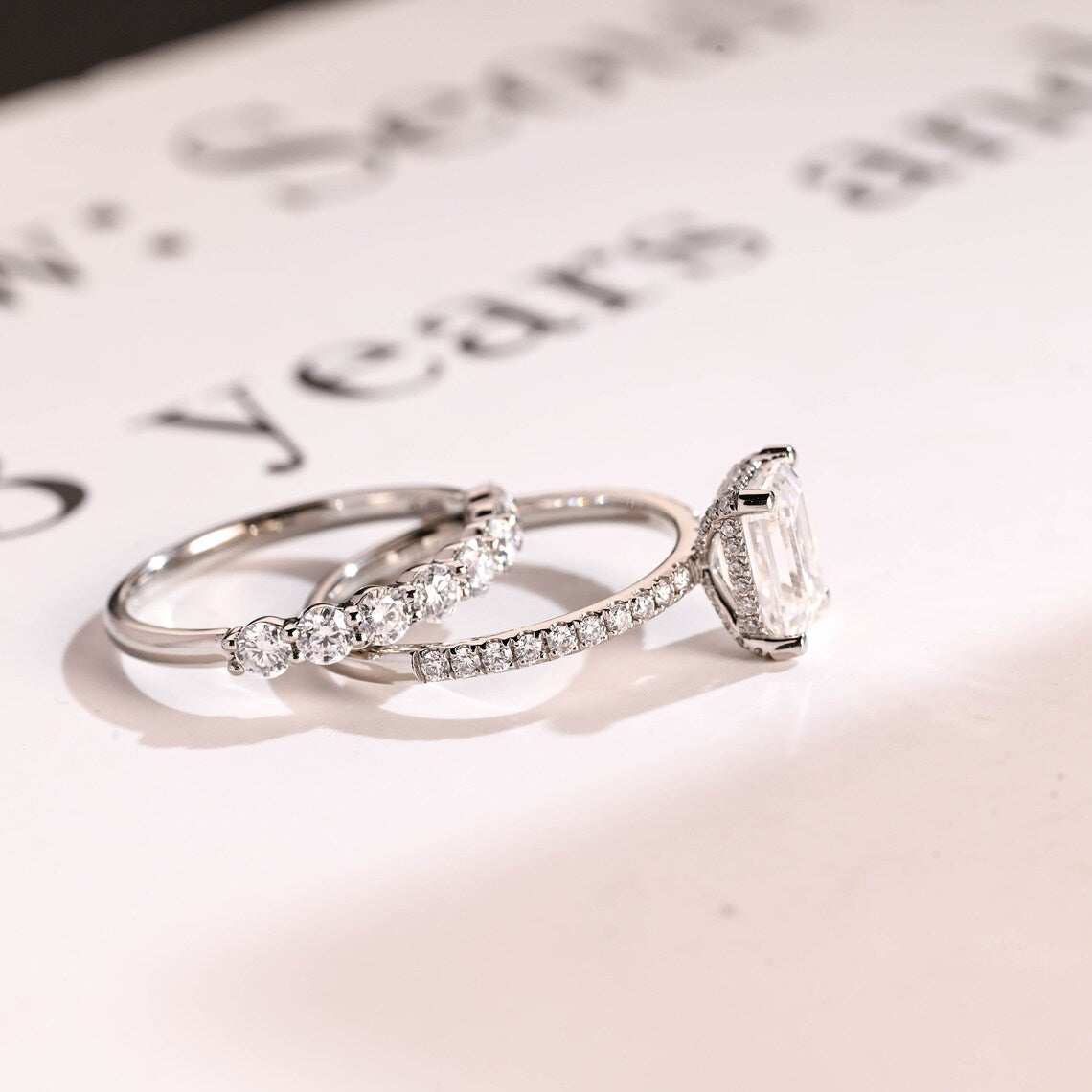 Luxury moissanite jewelry