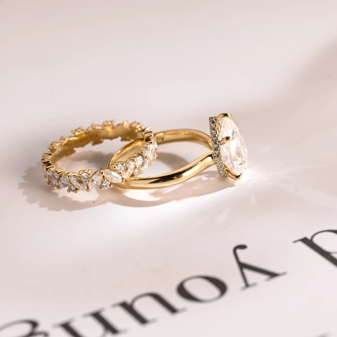 Bridal wedding ring set