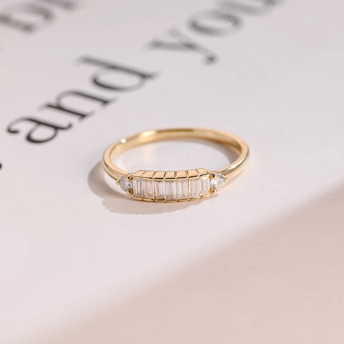 Gold anniversary band