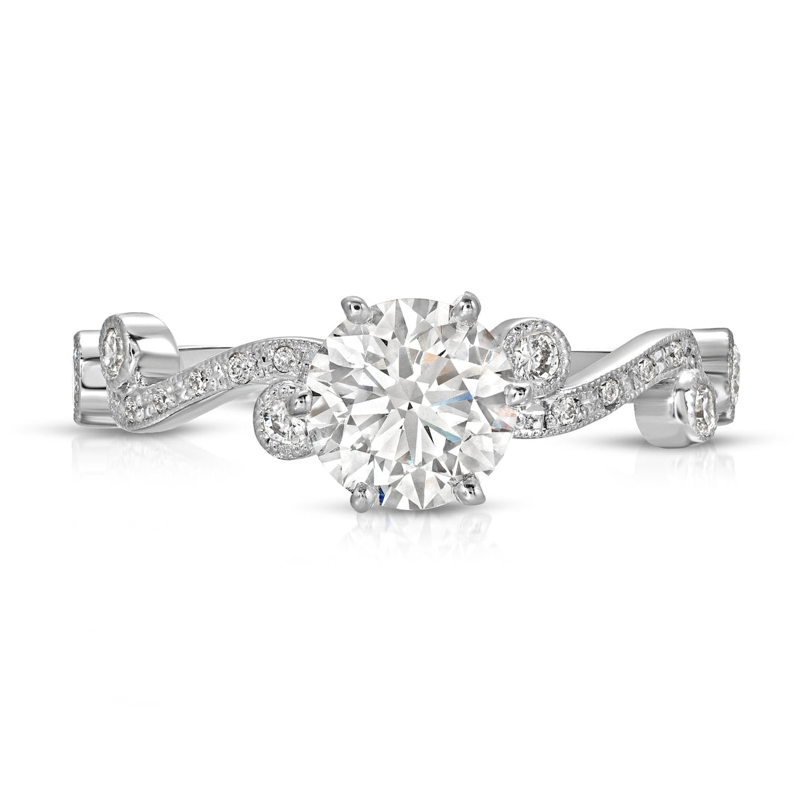 Antique style wedding ring