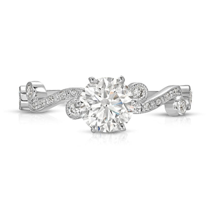 Antique style wedding ring