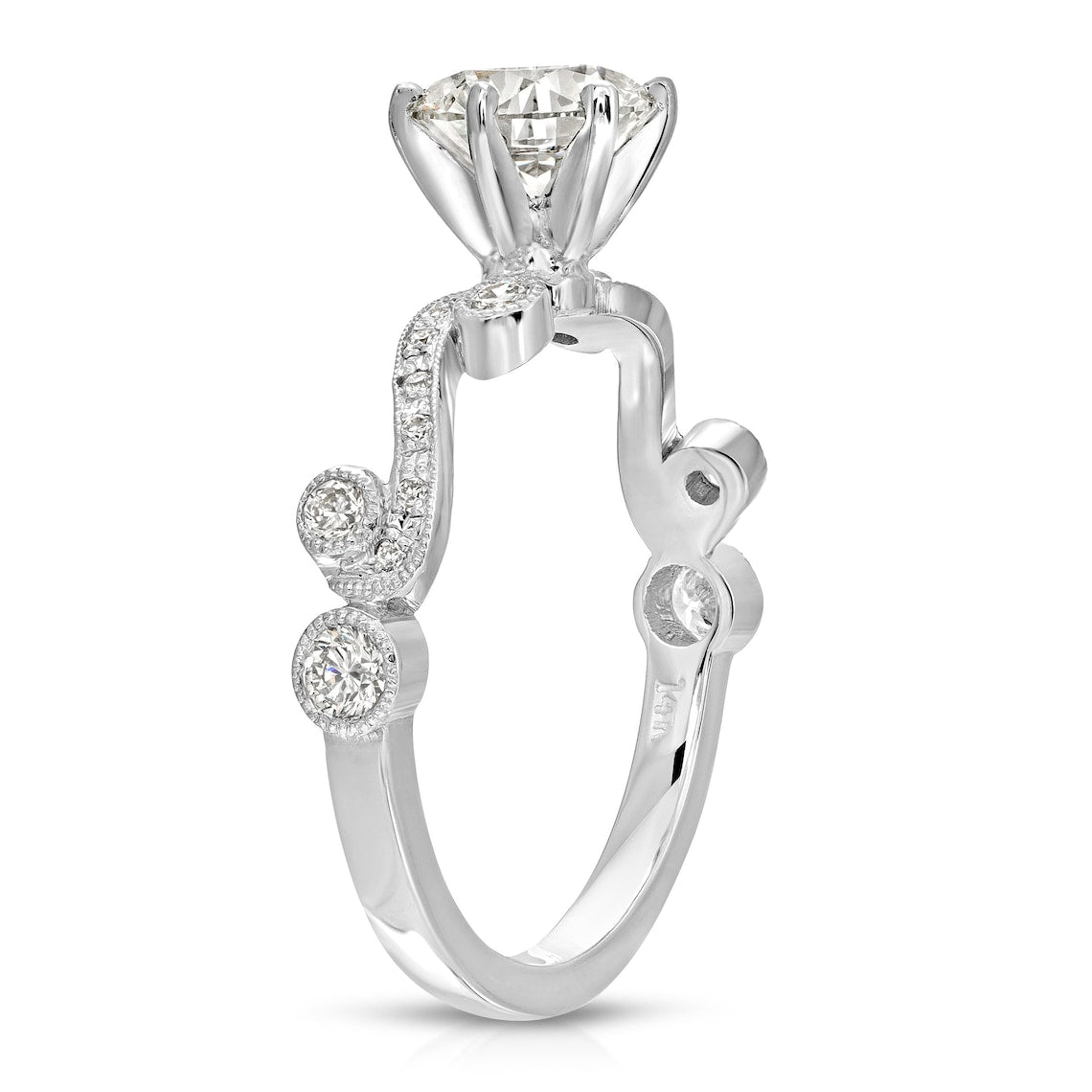 Milgrain setting ring