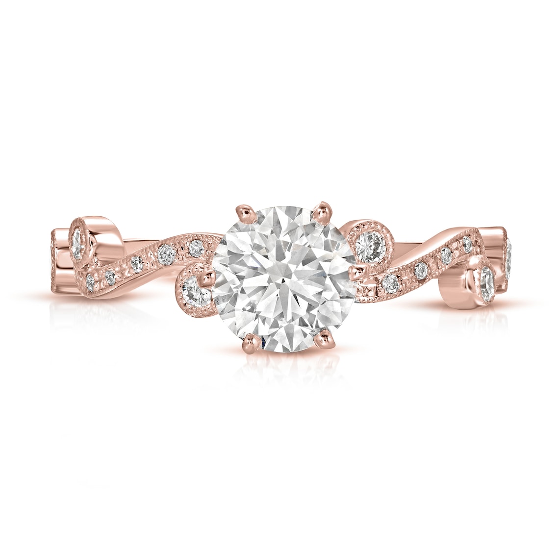 Rose gold ring