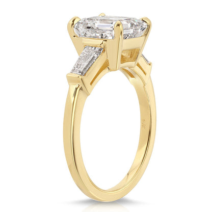 Solitaire proposal ring for her