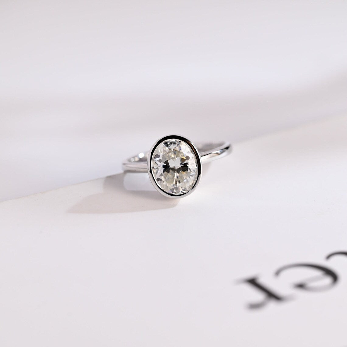 Bezel Setting Solitaire Ring