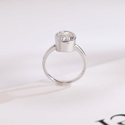 Moissanite Engagement Ring