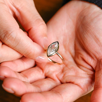 Bridal moissanite ring