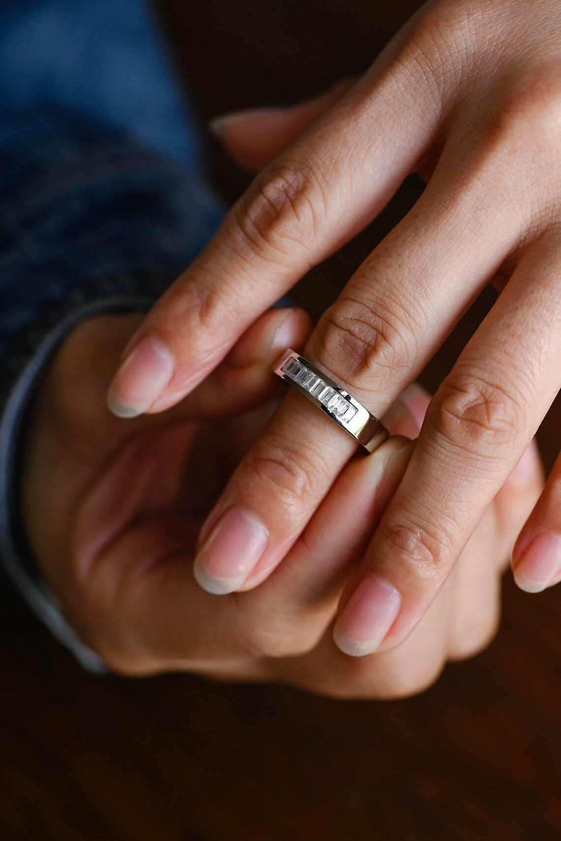 Handmade gold band