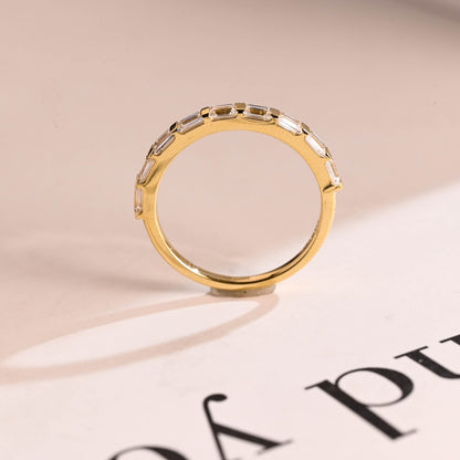 Bar set wedding band