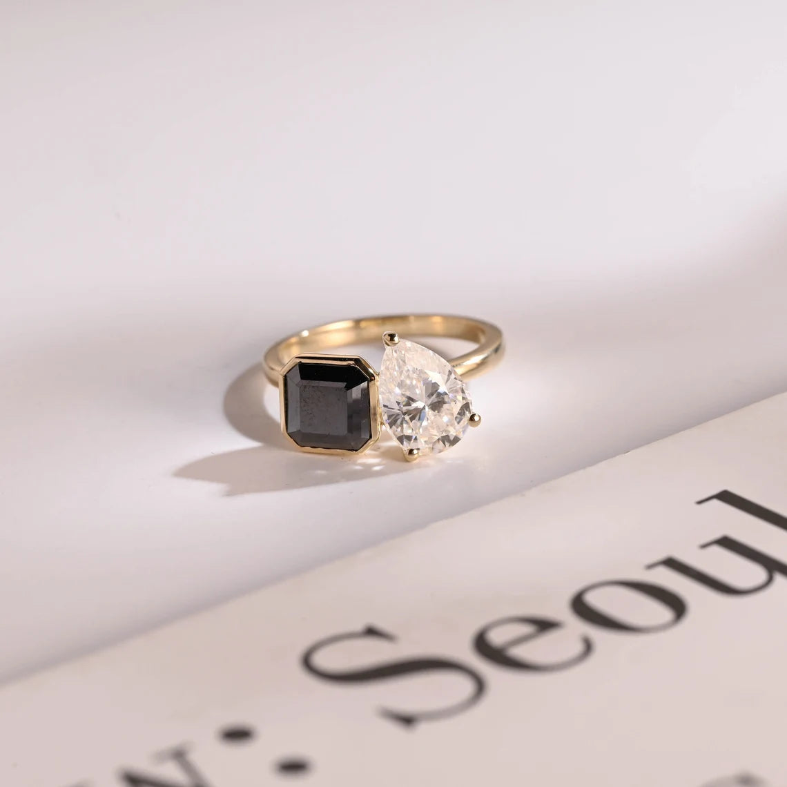 Two stone promise ring 