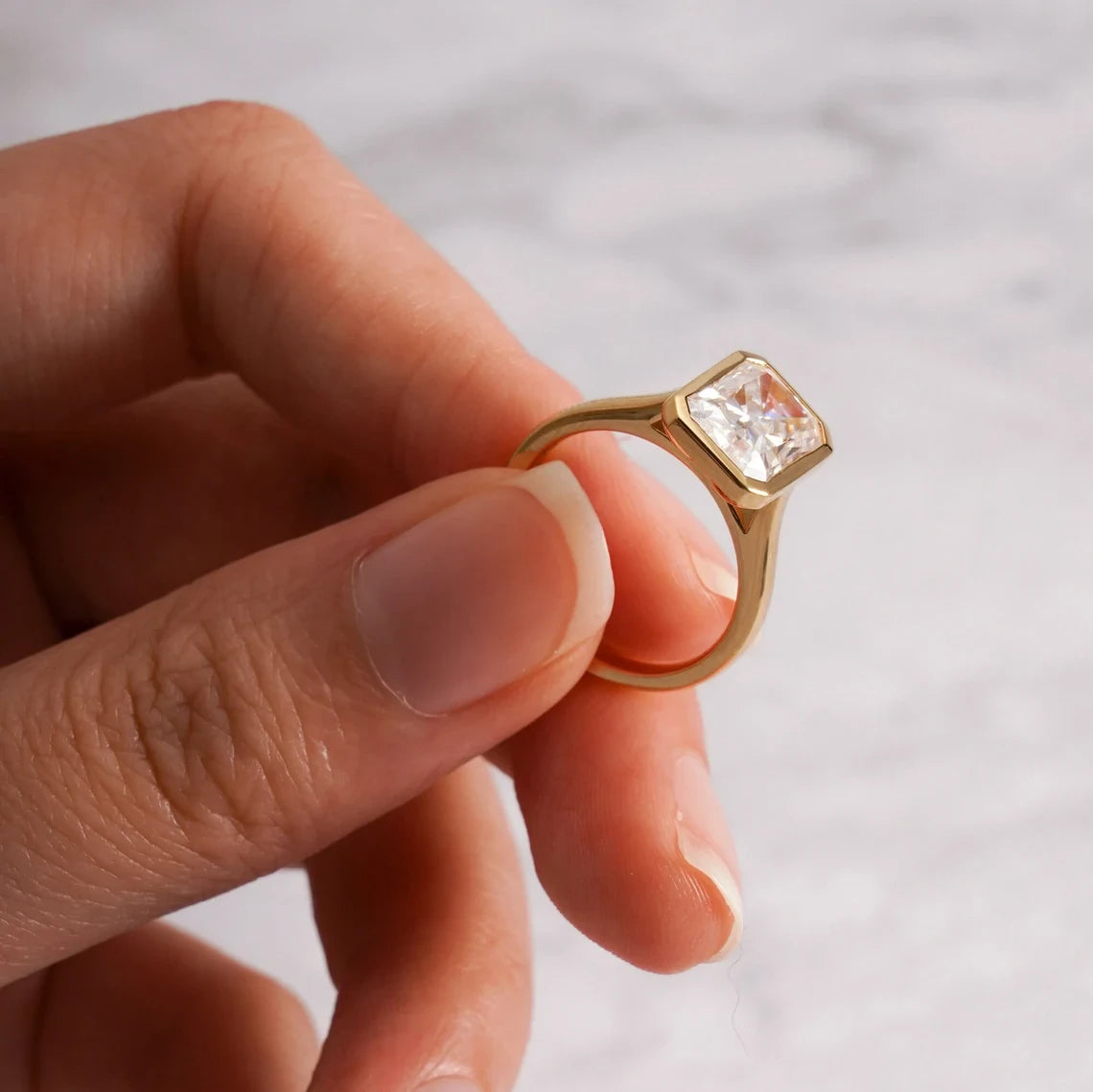 Timeless Design | Radiant Cut Fire | Solid Gold Brilliance

