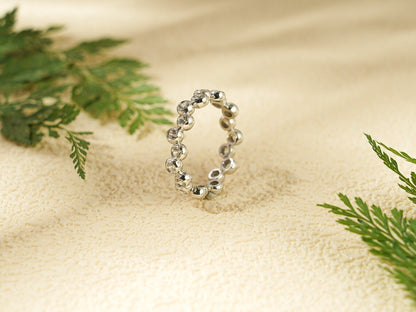 Solid gold stacking ring