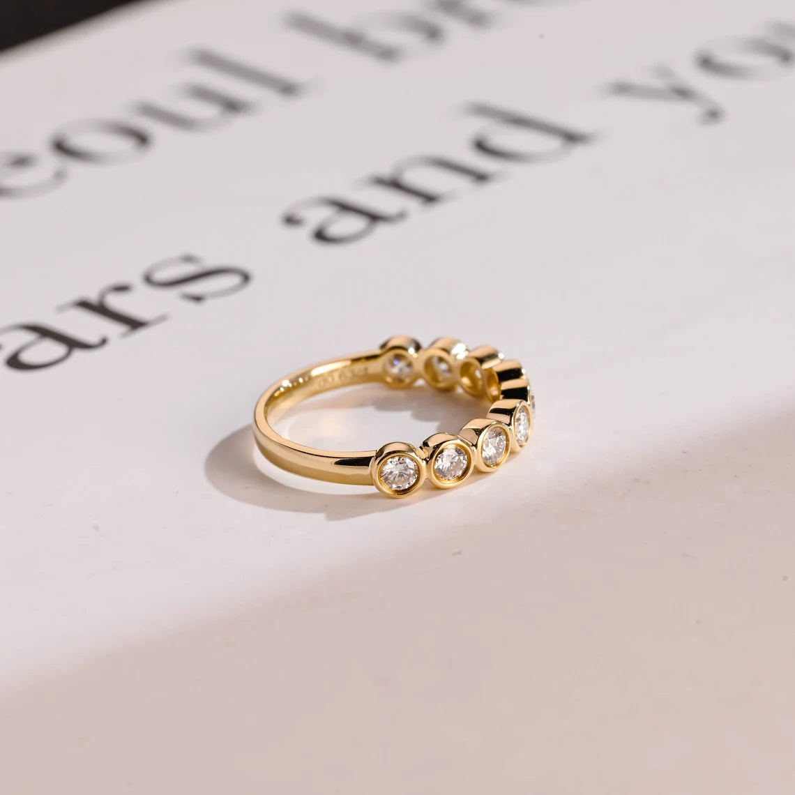 Modern wedding band