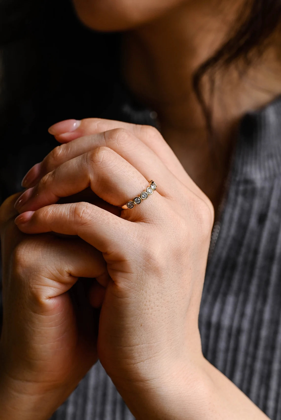 Handmade gold ring