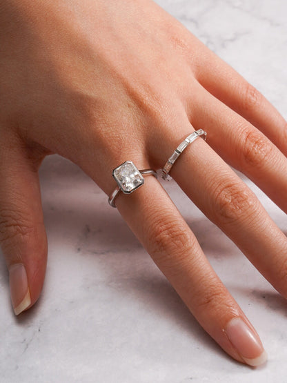 Wedding ring set for her