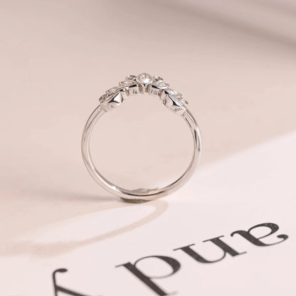 Bezel Set Moissanite Ring