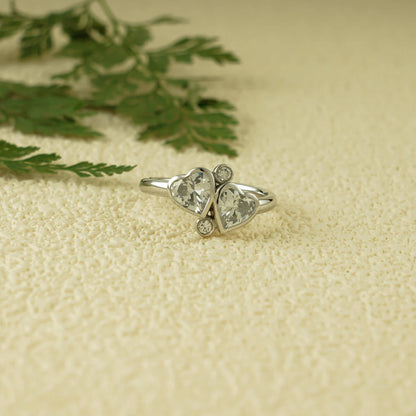 Love symbol ring