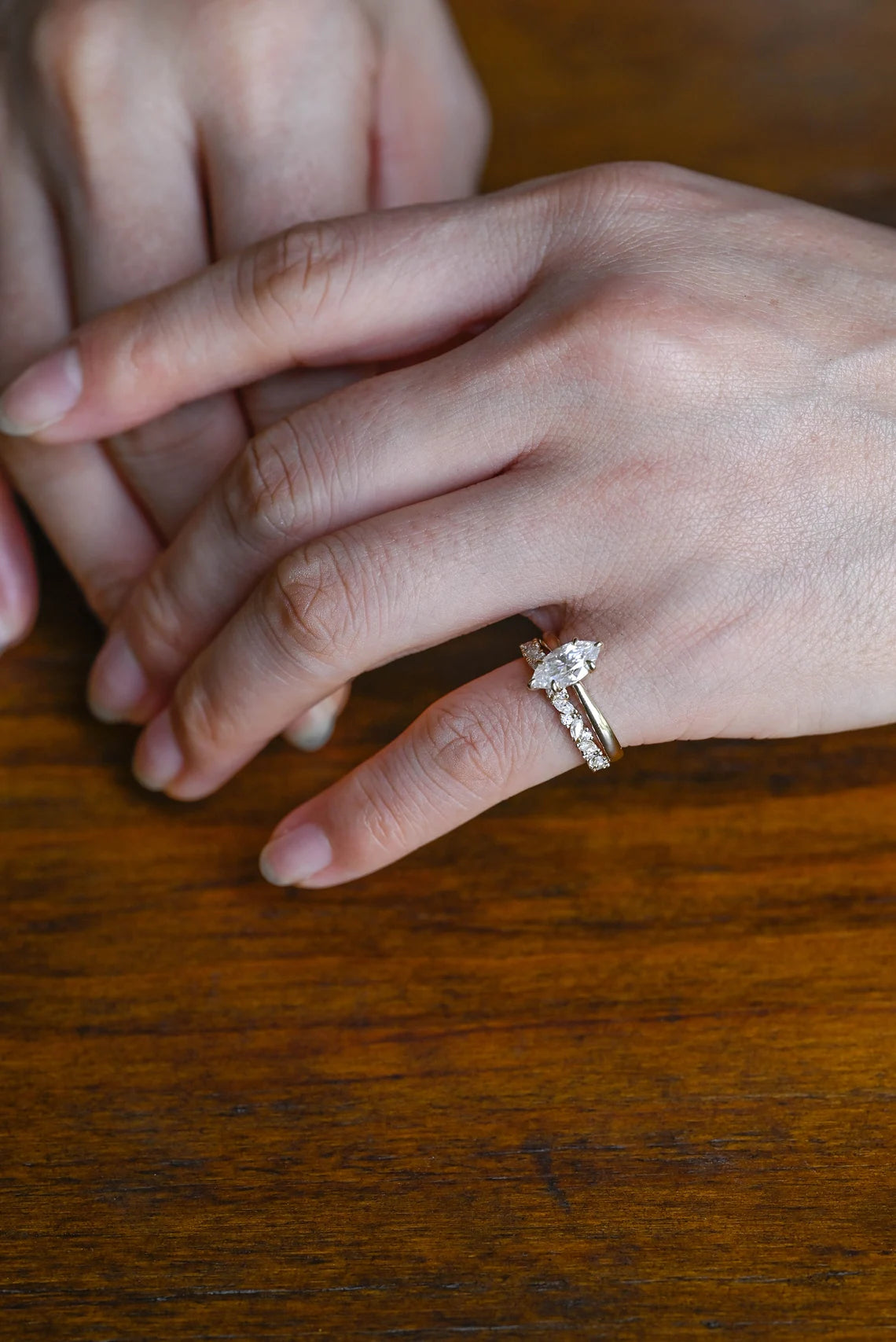 Bridal jewelry ring set
