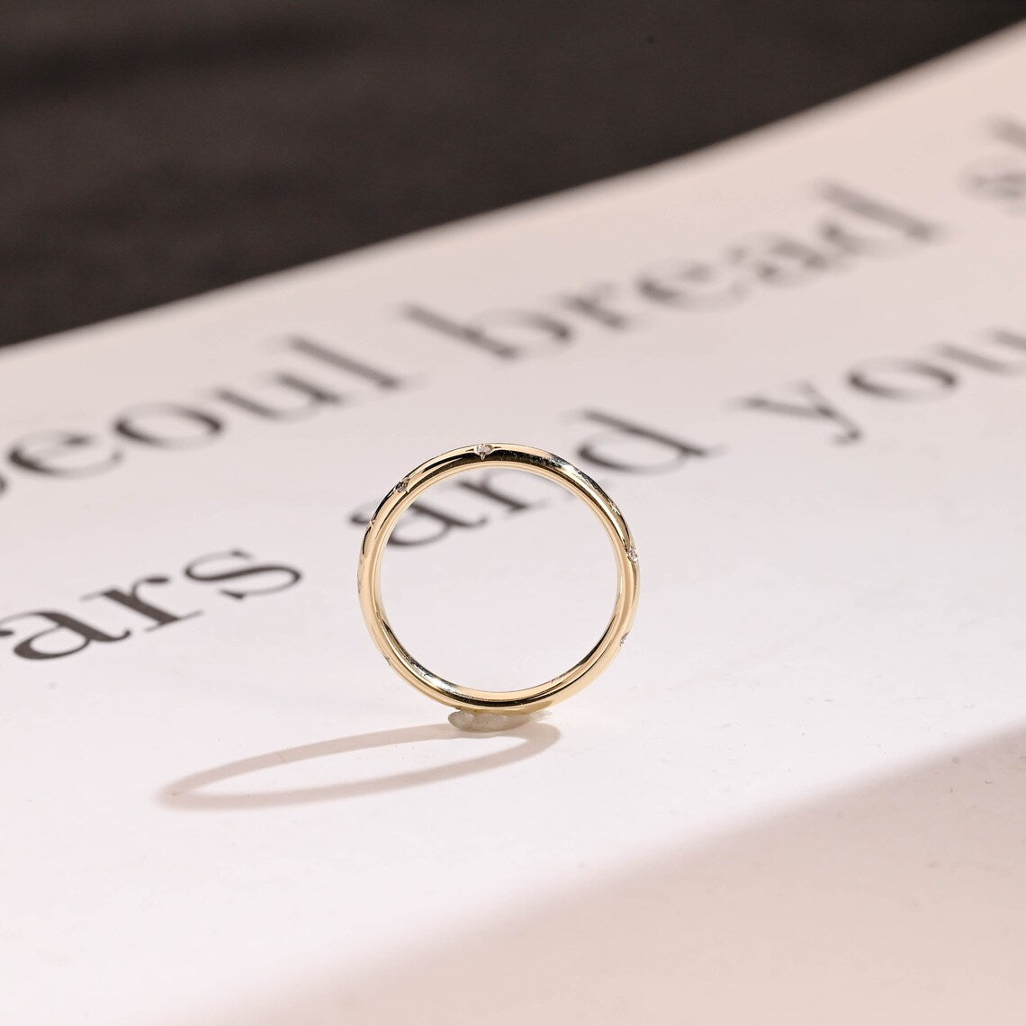 Flush setting ring
