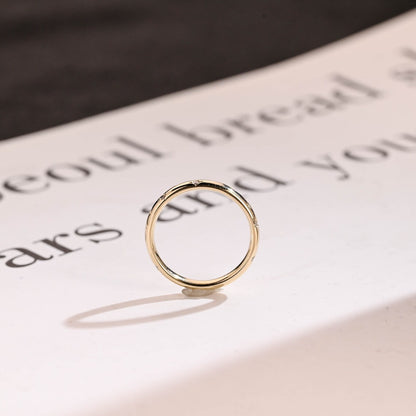 Flush setting ring