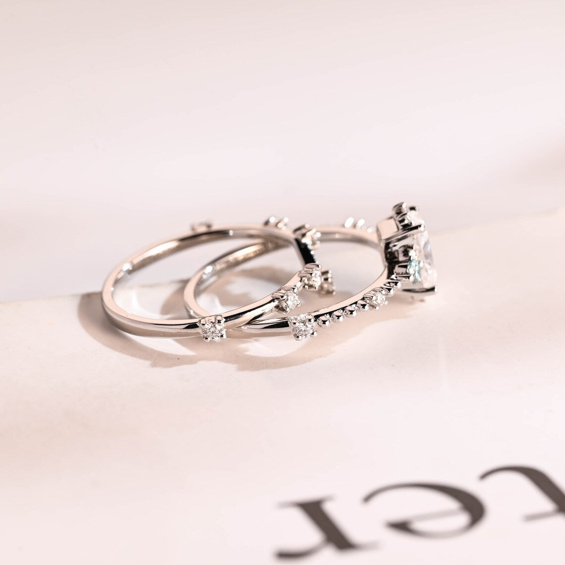 Bridal ring set for her