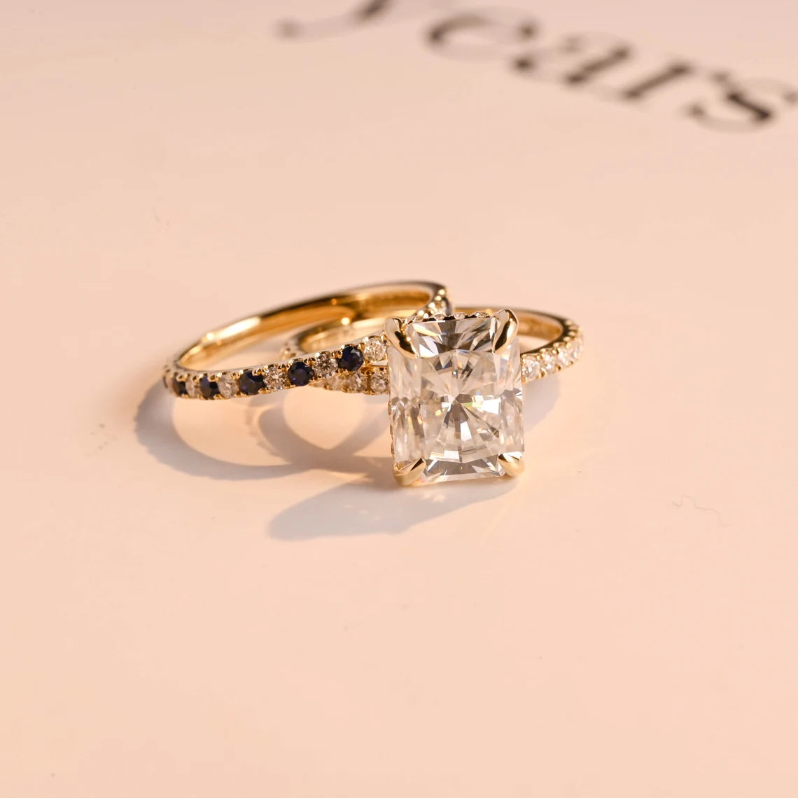 Wedding ring set for women