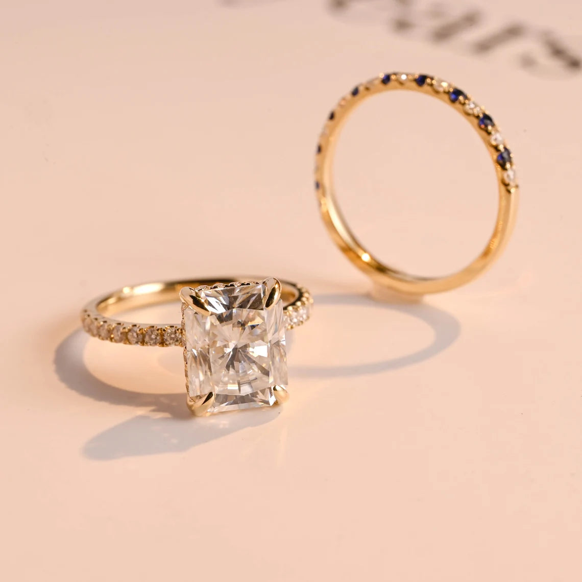 Half eternity wedding band
