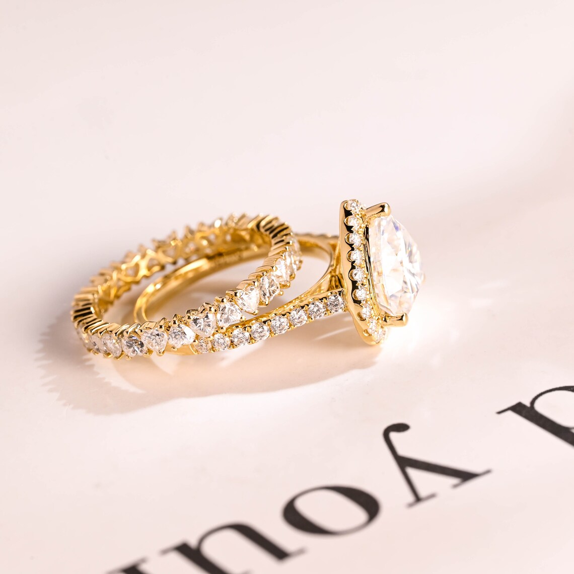Romantic engagement ring