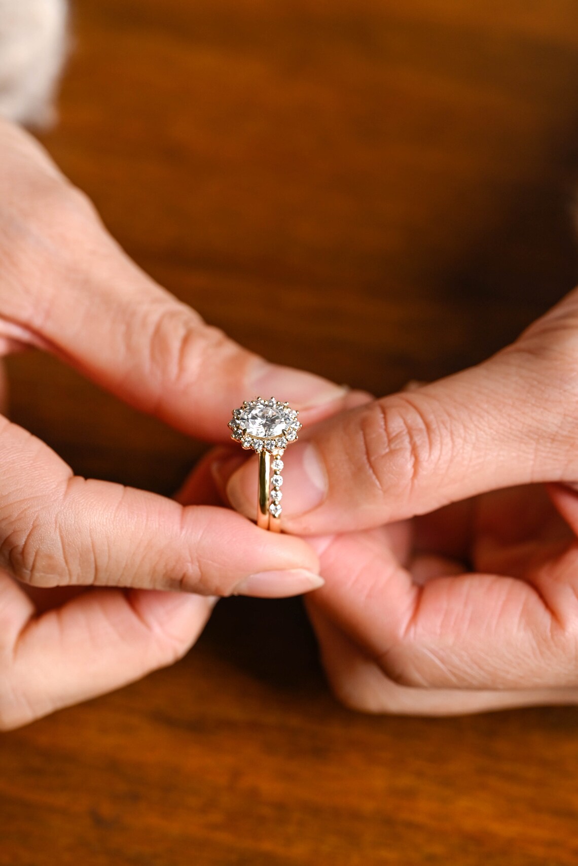 Bridal ring set for her