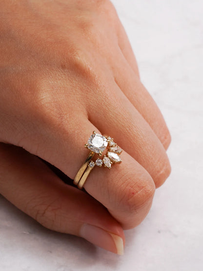 Wedding bridal ring set for her