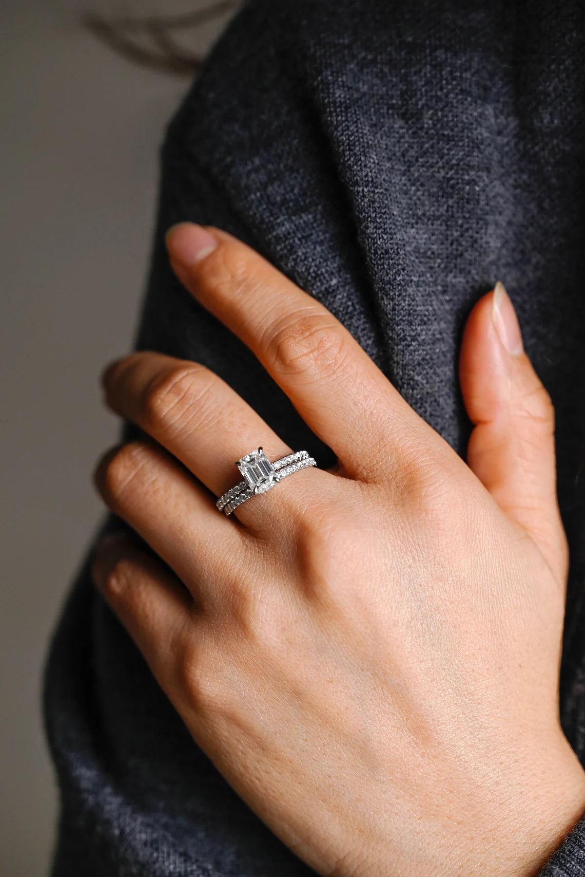 Anniversary ring set for her