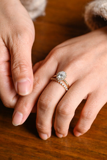 Designer bridal ring