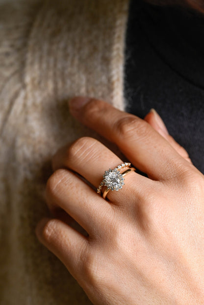 Wedding ring set for women