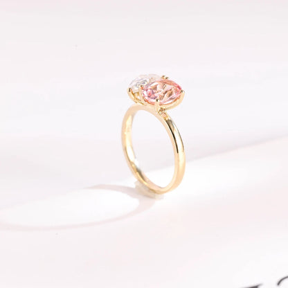 Moissanite engagement ring