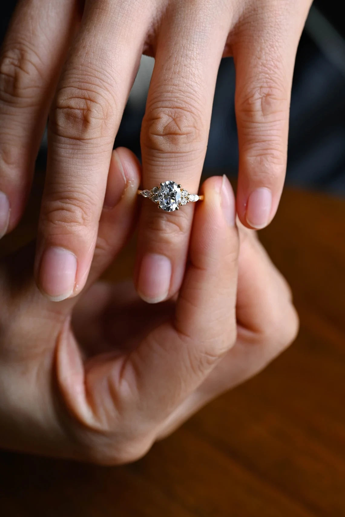 Moissanite Bridal Set