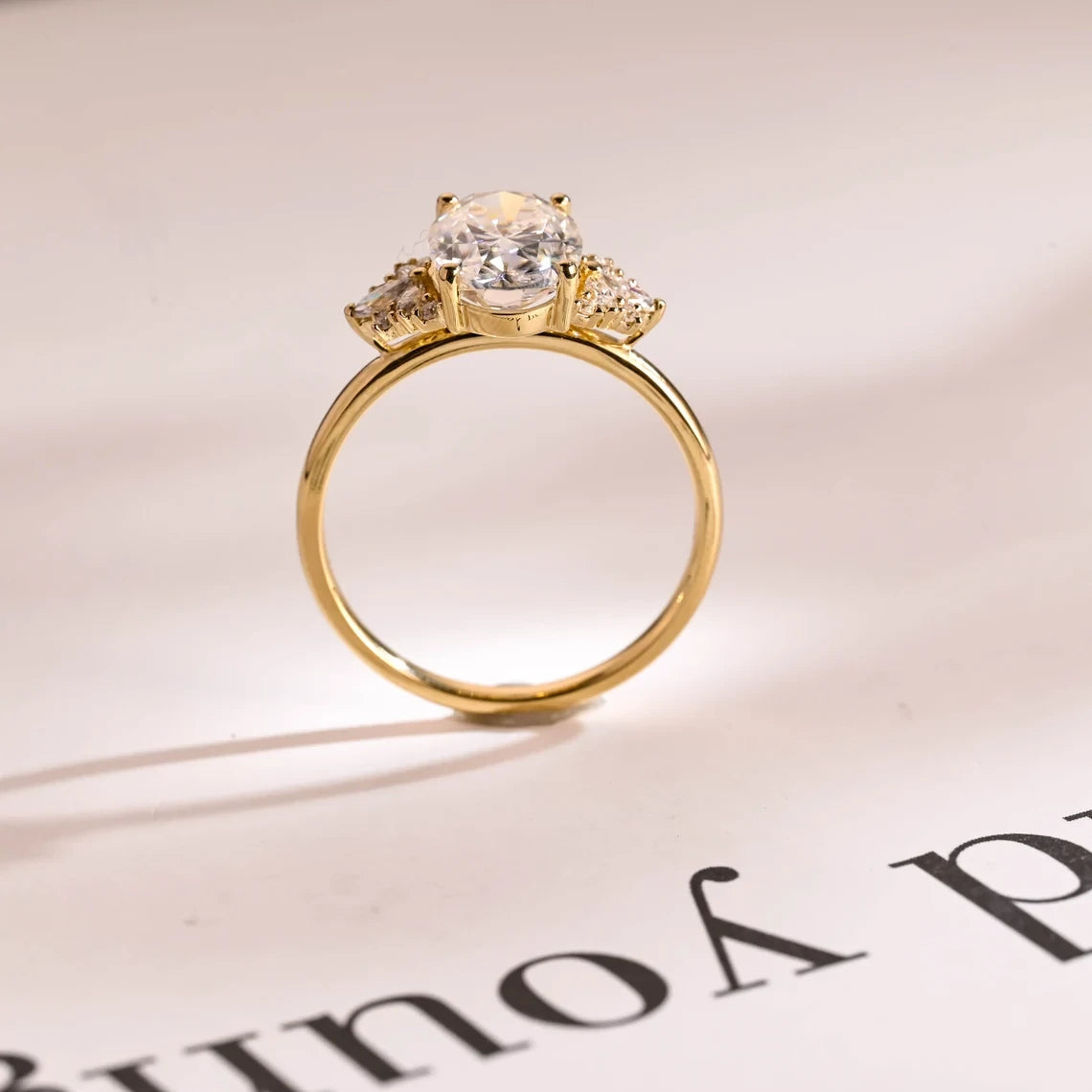 Marquise Accent Engagement Ring