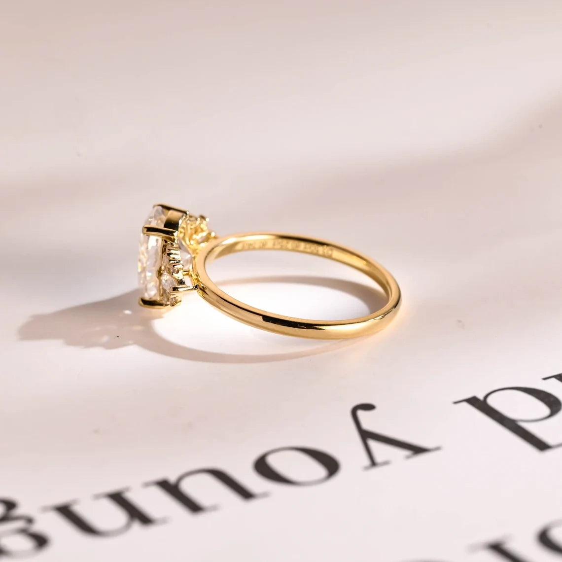 Gold Engagement Ring