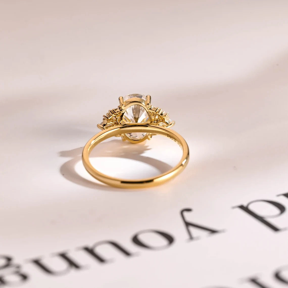 Unique Moissanite Ring